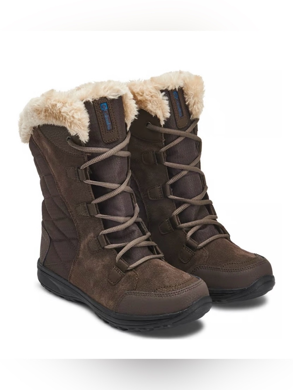 Columbia Women's Ice Maiden II Women's Size 8 Waterproof Snow Boots Leather